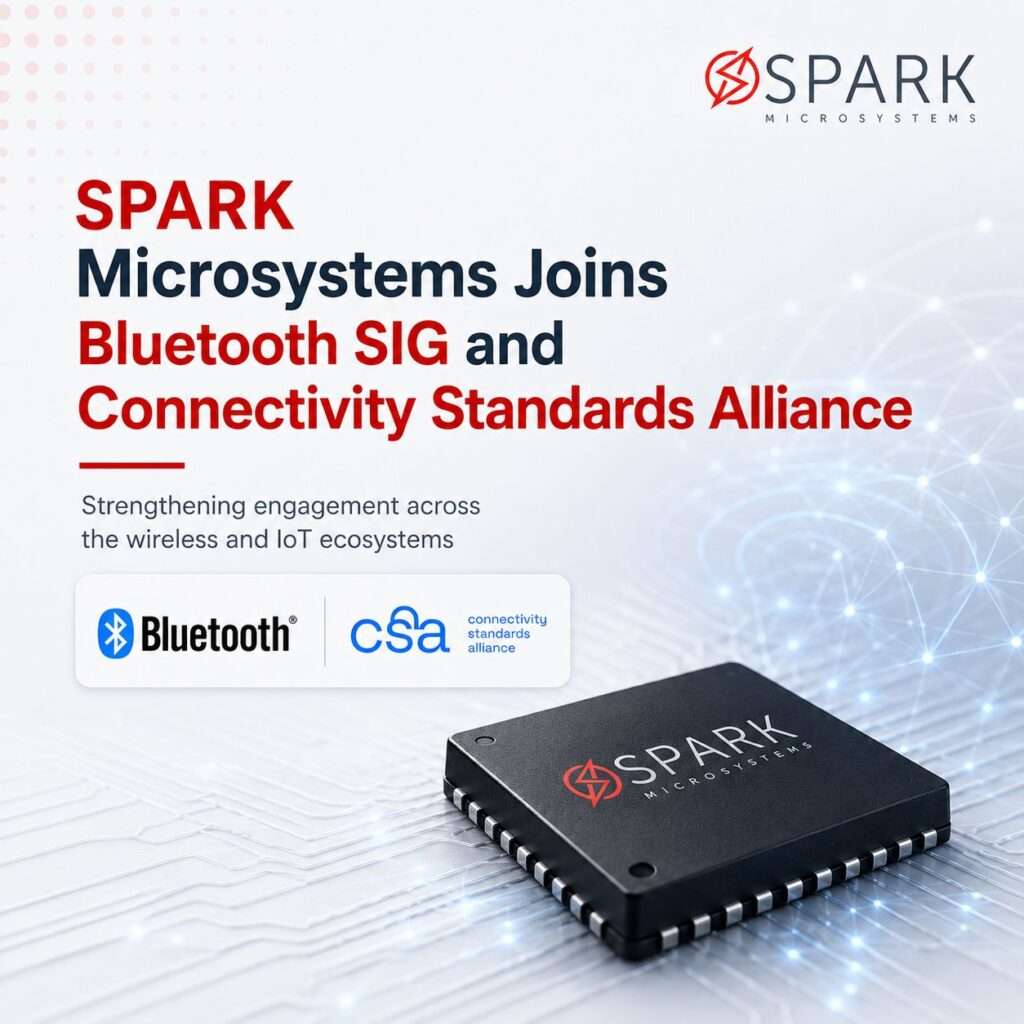 Spark Microsystems joins bluetooth SIG and Connectivity Standards Alliance